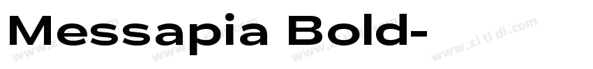 Messapia Bold字体转换